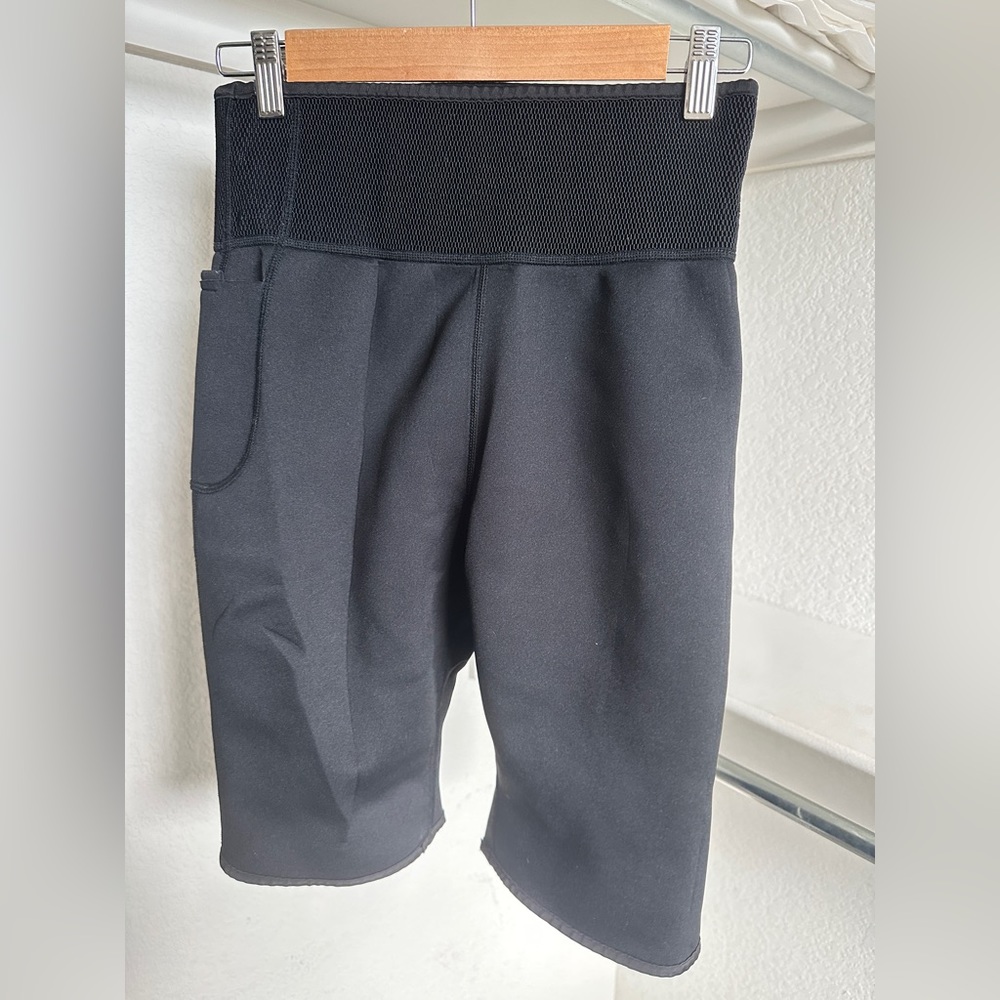 Neoprene workout shorts